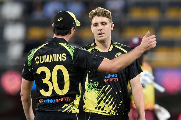 Australia's in-form all-rounder Cameron Green highlighted the T20 World Cup 2022 on home soil with his explosive batting. Green is all set to make his IPL debut next year and surely will turn on a bidding war in the forthcoming auction in Kochi. Pic: Getty Images