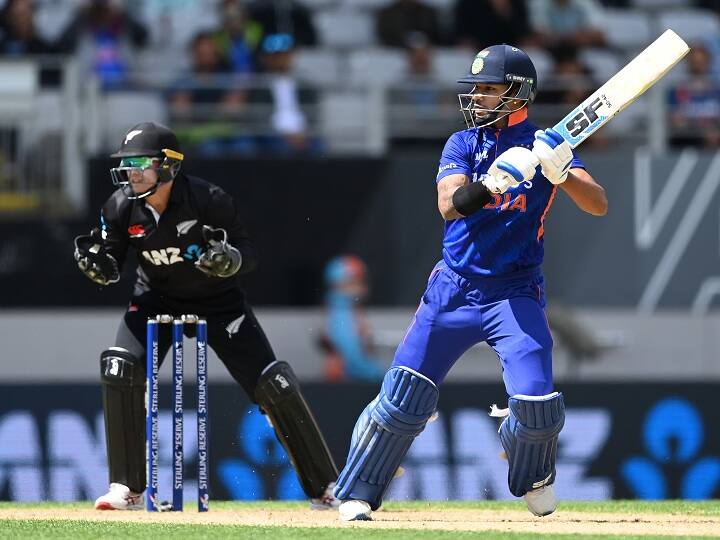 IND vs NZ 1st ODI Auckland First Inning Highlights Team India set 307 target for new zealand Shikhar Dhawan Shreyas Iyer IND vs NZ 1st ODI: शिखर, शुभमन और श्रेयस की फिफ्टी, टीम इंडिया ने न्यूजीलैंड को दिया 307 रन का लक्ष्य