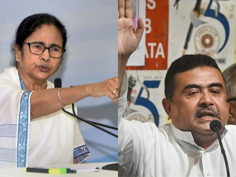 Suvendu Adhikari Meets CM Mamata Banerjee in West Bengal Vidhan Sabha First Time After Nandigram Defeat 'Contesting From Nandigram Not A Personal Fight': LoP Suvendu After Meeting Mamata Banerjee