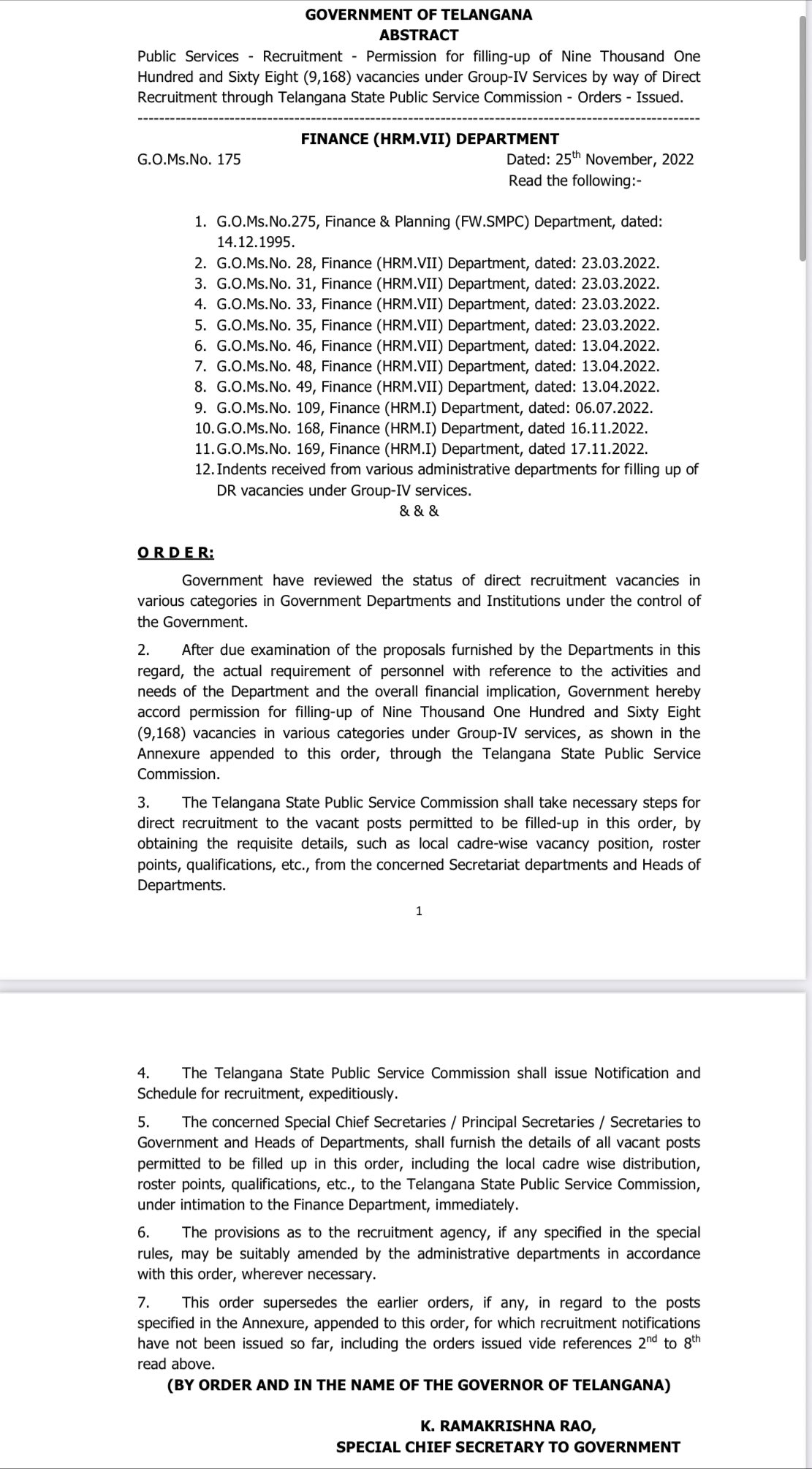 TSPSC Group 4 Notification: తెలంగాణలో 'గ్రూప్‌-4' ఉద్యోగాల జాతర - 9,168  పోస్టుల భర్తీకి త్వరలో నోటిఫికేషన్!