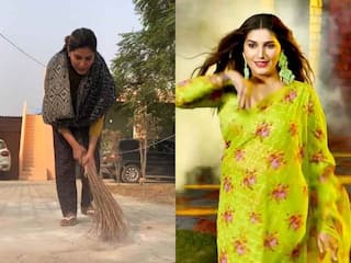 Sapna Choudhary Video:  नारी एक-रंग अनेक: कभी आंगन में झाडू लगाती तो कभी बिखरी जुल्फों का जादू चलाती दिखीं सपना चौधरी