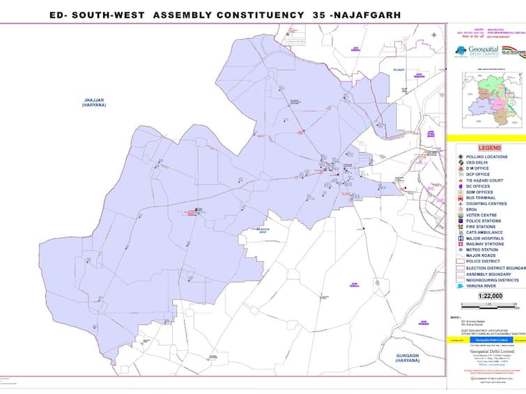 Delhi MCD Election 2022: Najafgarh Constituency Four Wards Polling Schedule Total Electoral Issue Details Delhi MCD Polls 2022: Najafgarh Assembly Constituency Wards After Delimitation — Check Details