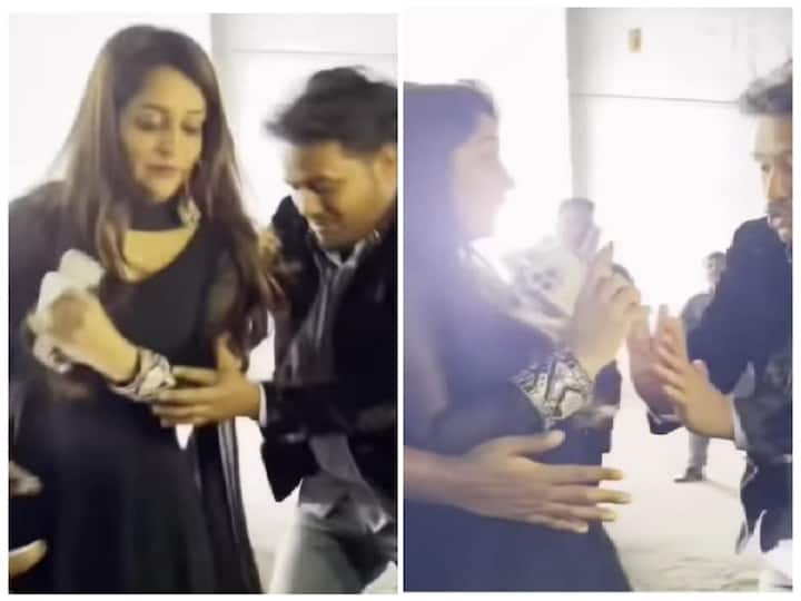 Dipika Kakar Trolled For Getting Angry At Man Who Tries To Help Her As She Trips. Watch Video Dipika Kakar Trolled For Getting Angry At Man Who Tries To Help Her As She Trips. Watch Video