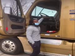 Viral Video Shows Man Parking 18-Wheeler Truck By Controlling Steering Wheel From Outside