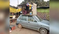 Amazing Idea: ਕਬਜ਼ੇ ਦੇ ਡਰੋਂ ਵਿਅਕਤੀ ਨੇ ਕੀਤਾ ਅਨੋਖਾ ਜੁਗਾੜ, ਮਾਰੂਤੀ ਕਾਰ ਦੀ ਛੱਤ 'ਤੇ ਹੀ ਬਣਾਈ ਦੁਕਾਨ, ਲੋਕਾਂ ਨੇ ਕਿਹਾ ਕਮਾਲ ਦਾ ਆਈਡੀਆ