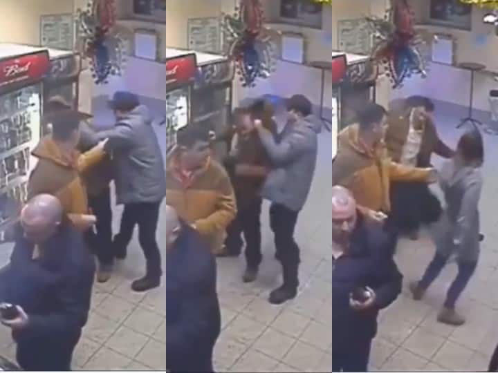 Viral Video: कमजोर को बुरी तरह पीट रहा था शख्स, तभी एक लड़की आई और मार-मारकर 'भूत' बना दिया Viral Video Today man started beating to a person then girl came and beat him Badly Viral Video: कमजोर को बुरी तरह पीट रहा था शख्स, तभी एक लड़की आई और मार-मारकर 'भूत' बना दिया