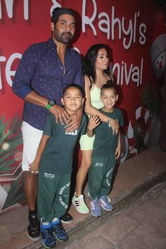 Riteish Deshmukh के बेटे रियान की बर्थडे पार्टी में बच्चों के साथ पहुंचे ये सितारे, क्यूट लुक में दिखे तैमूर