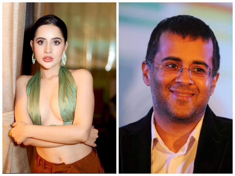 Urfi Javed Calls Out Chetan Bhagat For Saying She Is 'Distracting' Youth Uorfi Javed Calls Out Chetan Bhagat For Saying She Is 'Distracting' Youth
