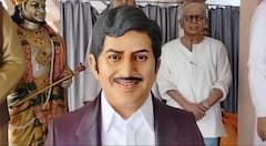 Super Star Krishna Statue| సూపర్ స్టార్ కృష్ణ మైనపు విగ్రహాం తయారీ| DNN | ABP Desam