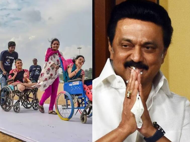 CM stalin posts about marina ramp set up for physically challenged பலரது கனவு! மாற்றுத்திறனாளிகளுக்கான பாதையை அமைத்துவிட்டோம்... முதலமைச்சர் மு.க ஸ்டாலின் நெகிழ்ச்சி பதிவு!