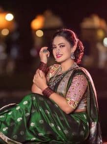 ‘सुख म्हणजे नक्की काय असतं’ मालिकेतून प्रेक्षकांच्या मनावर राज्य करणाऱ्या या गौरीच्या लूकवर चाहते घायाळ झाले आहेत.