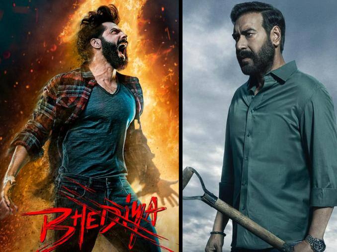 Ajay devgn Drishyam 2 compared Varun Dhawan bhediya box office collection Box Office: 'दृश्यम 2' और 'भेड़िया' में कौन-किस पर पड़ा भारी, जानिए अजय देवगन-वरुण धवन में से किसने मारी बाजी?