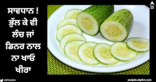 Cucumber Salad Side Effects : ਕੀ ਤੁਸੀਂ ਵੀ ਲੰਚ ਜਾਂ ਡਿਨਰ ਨਾਲ ਖਾਂਦੇ ਹੋ ਖੀਰਾ ਤਾਂ ਹੋ ਜਾਓ ਸਾਵਧਾਨ ! ਇਨ੍ਹਾਂ ਬਿਮਾਰੀਆਂ ਨੂੰ ਦਿੰਦੈ ਸੱਦਾ