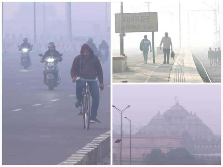 A layer of smog covered the National Capital Region on Sunday morning.