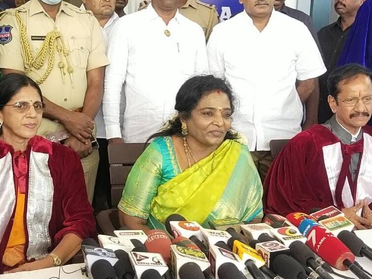 Tamilisai Soundrarasan said that online rummy games should not be played in any way TNN ’எந்த விதத்திலும் ஆன்லைன் ரம்மி விளையாட்டு கூடாது’ - தமிழிசை செளந்தராஜன்