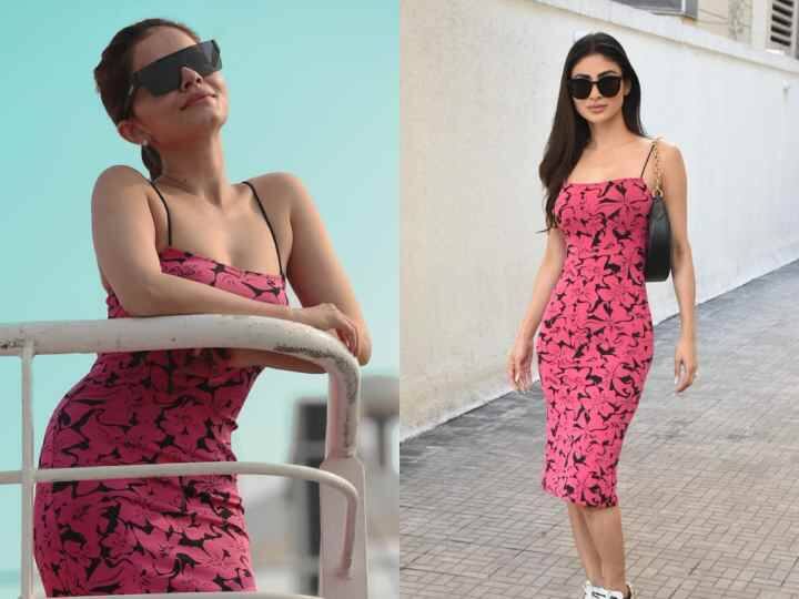 Mouni Roy and Rubina dilaik matching outfits set fashion goal on internet who looks better Faishon Face Off : मैचिंग आउटफिट पहने नजर आईं Rubina Dilaik और Mouni Roy, किसके स्टाइल ने किया आपको इंप्रेस