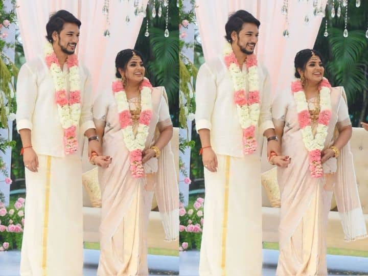 திருமண புகைப்படங்களை இருவரும் தங்களது சமூக வலைதளப்பக்கத்தில் பகிர்ந்துள்ளனர்