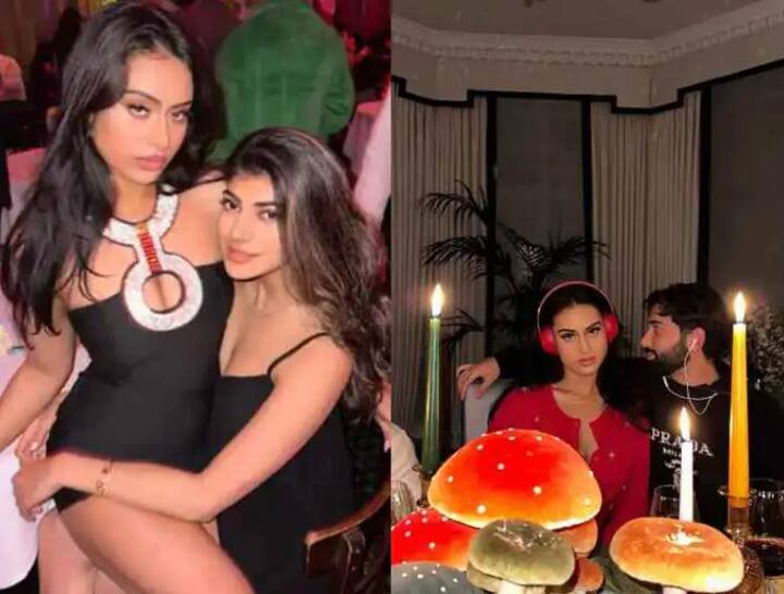 Nysa Devgan Party Photos : અજય દેવગનની પ્રિય પુત્રી ન્યાસા દેવગન ફિલ્મોમાં ડેબ્યુ કરતા પહેલા જ ચર્ચામાં છે.