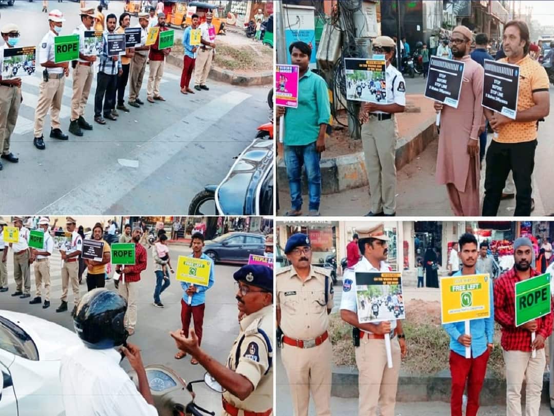 Hyderabad Traffic Rules Police to Launch Special Drive Against Triple Riding From Today Hyderabad Traffic Rules: హైదరాబాద్ వాహనదారులకు షాక్, నేటి నుంచి మరింత కఠినంగా ట్రాఫిక్ రూల్స్!