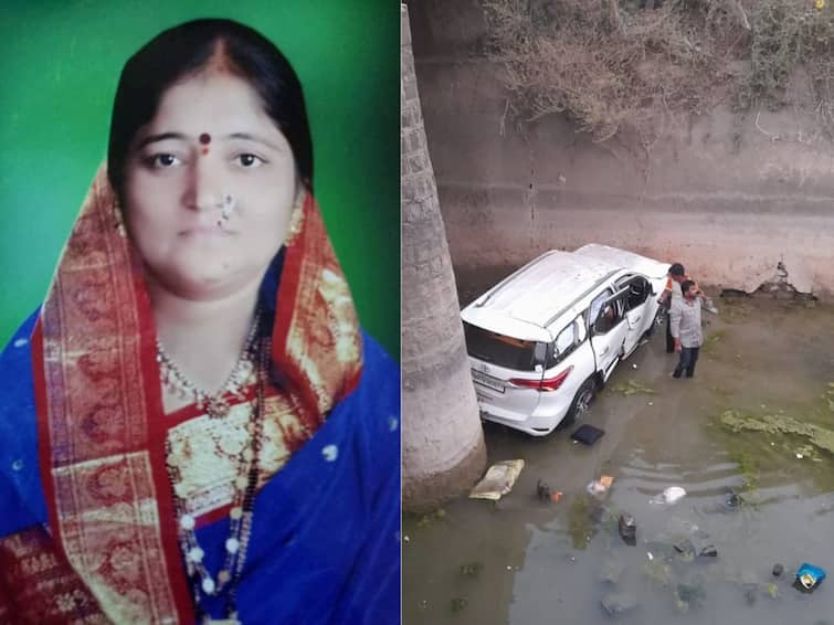 Pandharpur Accident News death of veteran Lavani artist Meena Deshmukh Fortuner car into 50 feet deep canal Marathi News Pandharpur Accident News: ज्येष्ठ लावणी कलावंत मीना देशमुख यांचे अपघाती निधन; फॉर्च्युनर कार 50 फूट खोल कालव्यात कोसळली