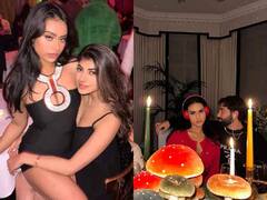 Nysa Devgan Photos : कैट आई लुक में न्यासा देवगन की पार्टी फोटोज़ हुईं वायरल, ब्लैक शॉर्ट ड्रेस में अजय की लाडली ने दिए किलर पोज