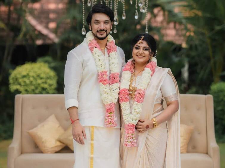 Gautham Karthik marries Manjima Mohan in Chennai Gautham Karthik-Manjima Mohan Marriage: కోలీవుడ్ లవ్ బర్డ్స్ పెళ్లి సందడి, మూడు ముళ్ల బంధంతో ఒక్కటైన గౌతమ్, మంజిమా