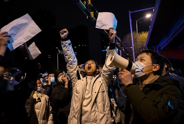 People, Police And Porn Mark China's Anti-Lockdown Protest. Here's What Triggered It People, Police And Porn Mark China's Anti-Lockdown Protest. Here's What Triggered It