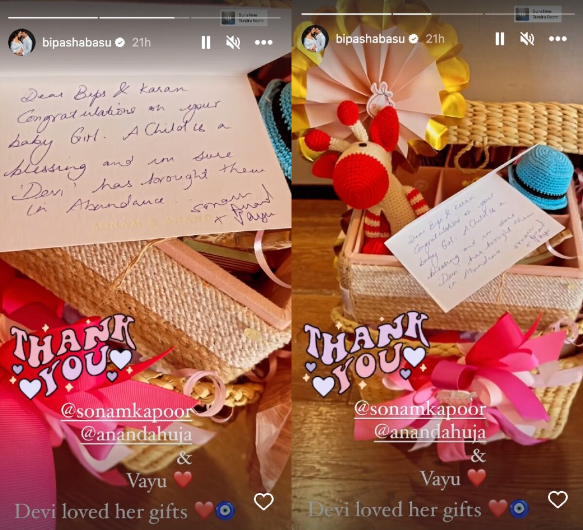 Sonam Kapoor And Anand Ahuja Send Sweet Presents To Bipasha Basu's Newborn Daughter Devi