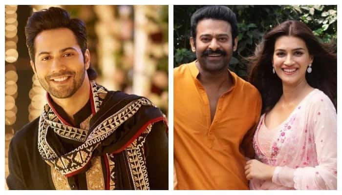 Varun Dhawan drops hints for fans about Kriti Sanon Prabhas Kriti Sanon Relationship: શું પ્રભાસ સાથે કૃતિ સેનન રિલેશનશિપમાં છે? વરુણ ધવને આપી હિંટ