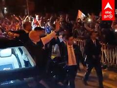 PM Modi Gets mass welcome at gujarat : குஜராத் சென்ற பிரதமர்... மாஸ் வரவேற்பு கொடுத்த பொதுமக்கள்..