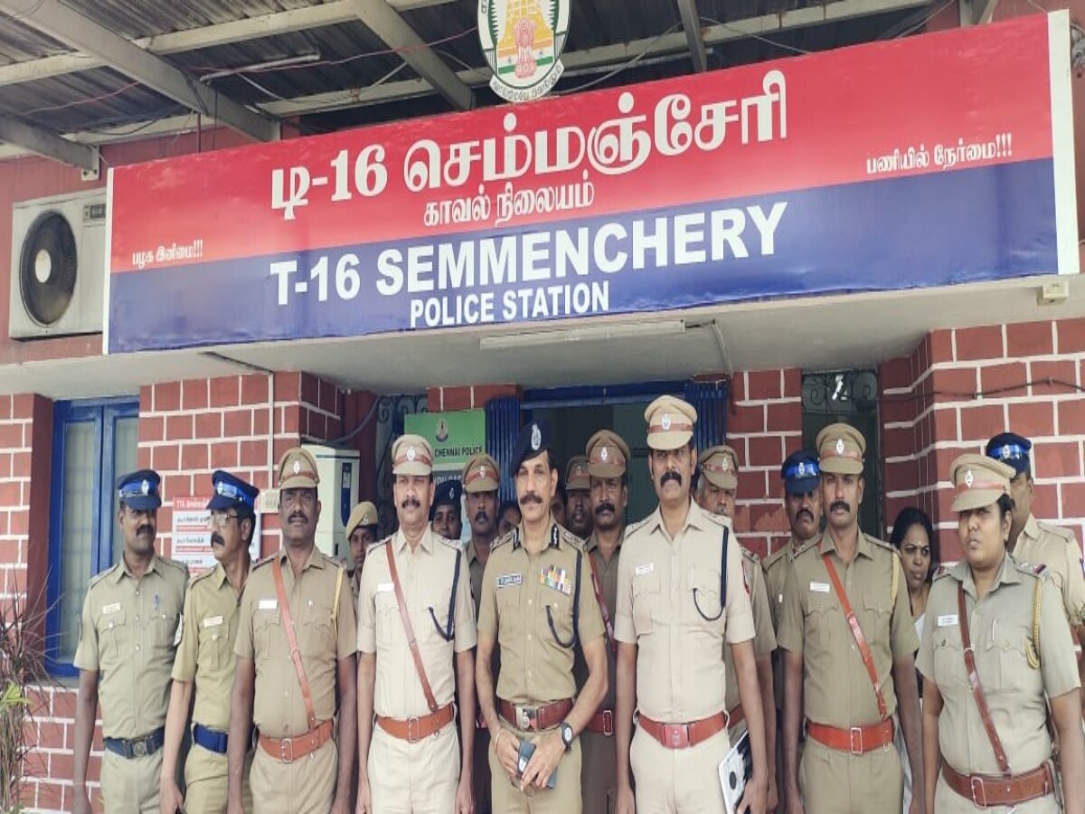 DGP Sylendrababu : திடீர் ஆய்வு.. சர்ப்ரைஸ் விசிட்.. செம்மஞ்சேரி காவல் நிலையத்தில் டிஜிபி சைலேந்திரபாபு.. நடந்தது இதுதான்