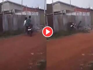 Funny Video: ਨੋਜਵਾਨ ਮੁੰਡੇ ਨੇ ਕੀਤੀ ਭਾਰੀ ਬਾਈਕ ਚਲਾਉਣ ਦੀ ਗਲਤੀ, ਸਟਾਰਟ ਹੁੰਦੇ ਹੀ ਕੰਧ ਨਾਲ ਟਕਰਾ ਗਿਆ - ਦੇਖੋ ਵੀਡੀਓ