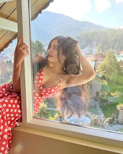 Adha Sharma: కోతిలాగా ఫోటోలకి ఫోజులిస్తున్న క్యూట్ బ్యూటీ అదా శర్మ, చూస్తే నవ్వాపుకోలేరు