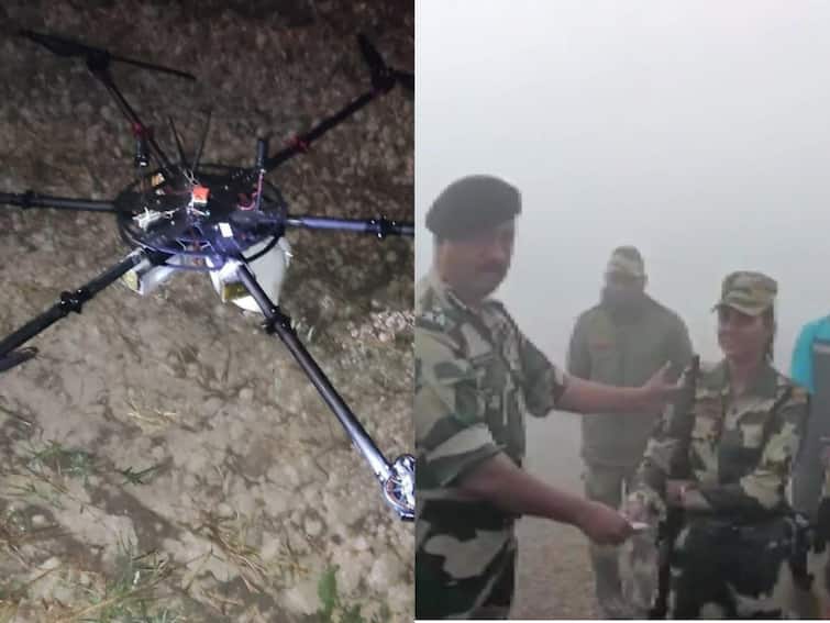 BSF Shoots Down Drone, India-Pakistan Border, Amritsar BSF Women Personnel Shoots Down Drone Along India-Pakistan Border in Amritsar