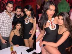 Nyasa Devgn Pics: पार्टी लवर हैं अजय देवगन की बेटी न्यासा, ब्लैक मिनी ड्रेस में देर रात दोस्तों संग मस्ती करती आई नजर