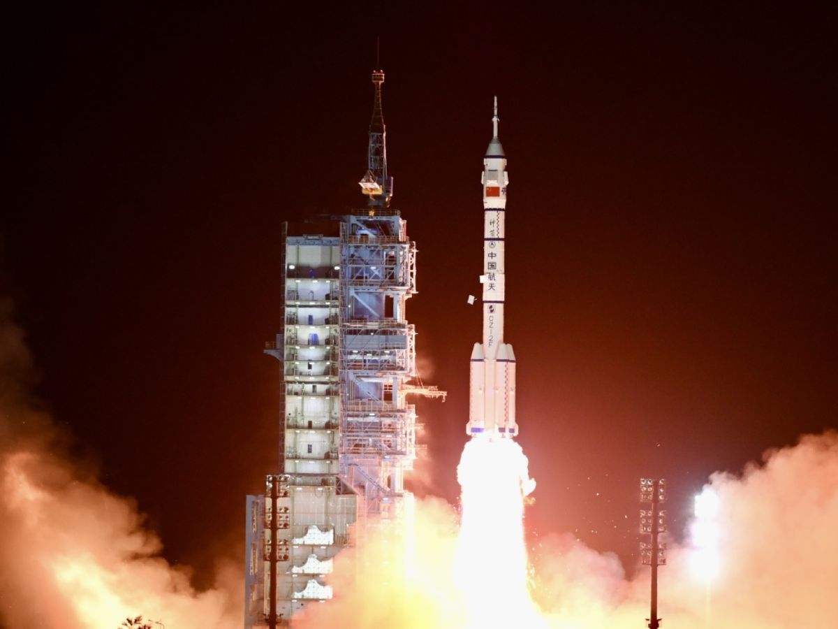 China Successfully Launches Three Astronauts To Tiangong Space Station ...