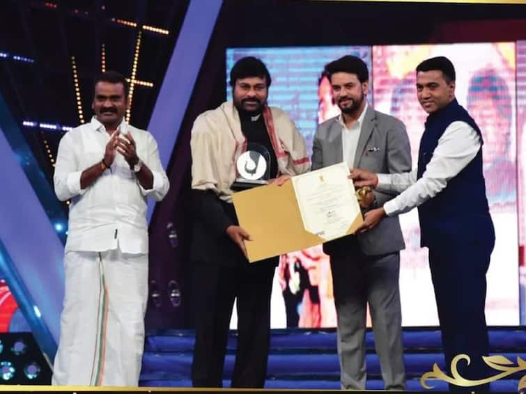 IFFI 2022: Indian Film Personality Of The Year Award Conferred On Megastar Chiranjeevi