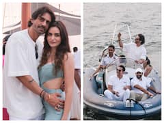 Inside Arjun Rampal's Yacht Birthday Party Hosted By Girlfriend Gabriella Demetriades, See Pics