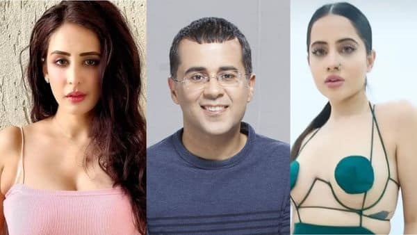 Urfi Javed asks Chahatt Khanna not to use her name for publicity after latter supports Chetan Bhagat ઉર્ફી જાવેદે ચાહત ખન્નાનો લીધો ક્લાસ, ચેતન ભગતના નિવેદન પર મચાવ્યો હંગામો