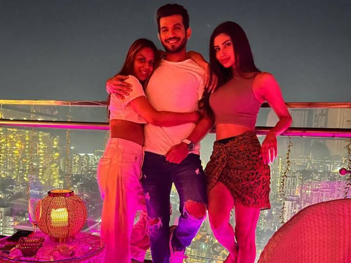 Arjun Bijlani partyed fiercely with best friends Nia Sharma and Mouni Roy, see photos