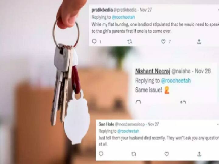 Unmarried people don't deserve houses? Woman shares house hunting ordeal in Bengaluru, Twitter reacts கல்யாணம் ஆகலைன்னா வீடு தரமாட்டீங்களா? கொட்டித்தீர்த்த இளம்பெண்.. ட்விட்டரில் எழுந்த விவாதம்..