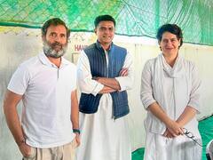 मुस्कुराते चेहरे, हाथ उठाकर एकजुटता का संदेश...ताजा विवाद के बाद जब पहली बार साथ आए गहलोत और पायलट, देखें तस्वीरें