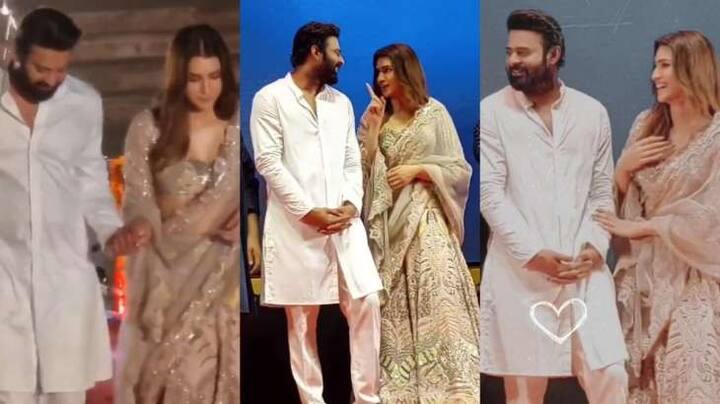 Prabhas Kriti Sanon Getting Engaged Soon: ਕਿਹਾ ਜਾ ਰਿਹਾ ਹੈ ਕਿ ਕ੍ਰਿਤੀ ਸੇਨਨ ਤੇ ਪ੍ਰਭਾਸ ਦੇ ਰਿਸ਼ਤਿਆਂ ਦੀ ਅਫਵਾਹ ਨੂੰ ਵਰੁਣ ਧਵਨ ਨੇ ਹਵਾ ਦਿੱਤੀ, ਜਦੋਂ ਅਦਾਕਾਰ ਨੇ ਸਭ ਦੇ ਸਾਹਮਣੇ ਦੋਵਾਂ ਦੇ ਰਿਸ਼ਤੇ ਦਾ ਹਿੰਟ ਦਿੱਤਾ।