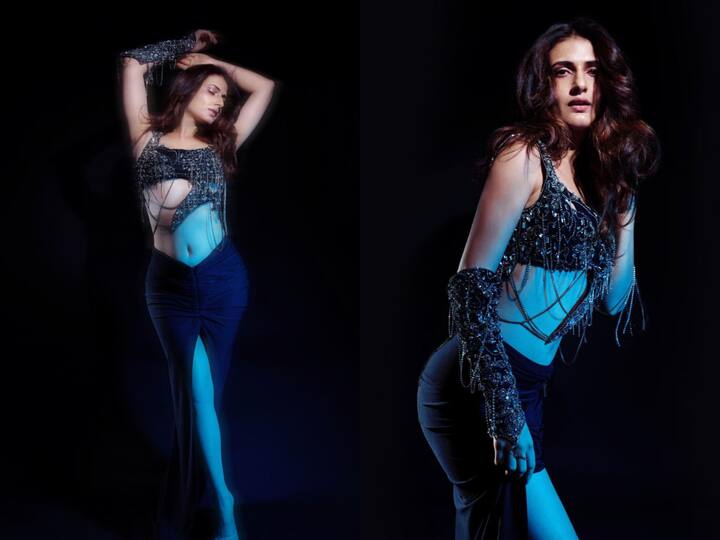 Fatima Sana Shaikh shared pictures in an Ankita Jain outfit. Check out pics