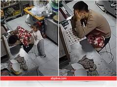 रुला देगा पिता और बेटी का ये प्यार... थके हुए पिता के सो जाने पर बेटी ने अपना कोट ओढ़ाया 