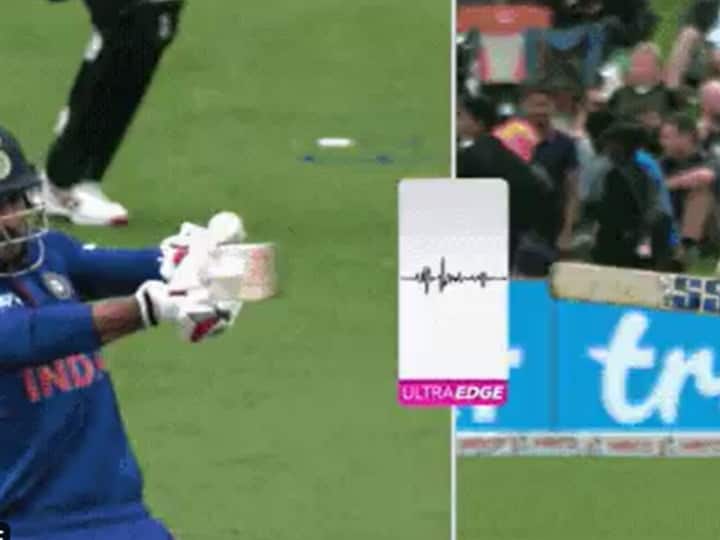 IND vs NZ 3rd ODI Deepak Hooda clearly out but no one appeal Christchurch Watch: किसी ने नहीं की अपील, तीसरे वनडे में साफ आउट थे दीपक हुड्डा, अल्ट्रा एज में दिखी सच्चाई