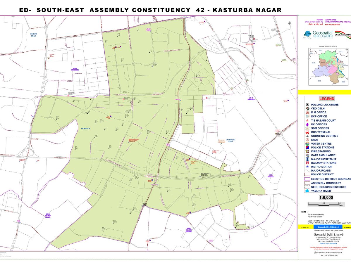 Delhi MCD Polls 2022: Kasturba Nagar Constituency Ward Details