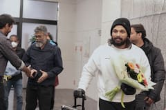 Allu Arjun And Rashmika Mandanna In Russia For Premiere Of Pushpa The Rise. See Pics