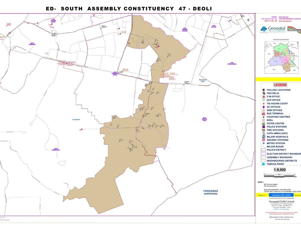 Delhi MCD Election 2022: Deoli Constituency Four Wards Polling Schedule ...