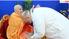 Gujarat Assembly Election 2022: અમદાવાદમાં અમિત શાહે BAPSના વડા મહંત સ્વામીના આશીર્વાદ લીધા